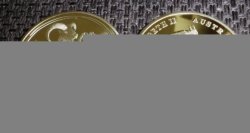 Australian Goat 2015 1TR Oz 999 Gold Clad Steel Coin Proof