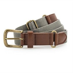 Asquith Fox Faux Leather And Canvas Belt