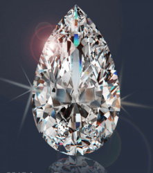 Better Than Moissanite - 3.00ct. 10 X 7 Mm Pear Cut Diamond Simulate - Finest Diamond Simulates