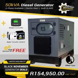 50KVA Silent Diesel Generator