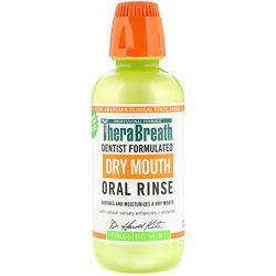 Therabreath Dry Mouth Oral Rinse Tingling Mint 16 Fl Oz 473 Ml