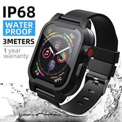 Waterproof Apple Watch Case Series 4 40MM With 2 Watch Band Straps Meritcase Shockproof Rugged Apple Watch 4 Case For Apple Watch Series 4 40MM