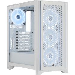 Corsair 4000D Rgb Airflow White Tempered Glass Atx Mid-tower Chassis