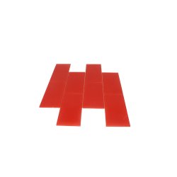 Mosaic Glass Tile Metro Red 300X300MM