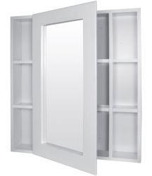 Wildberry - Regal Cabinet White ABS7001