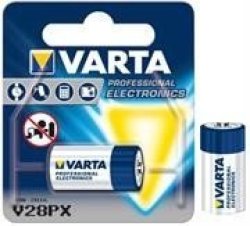 Varta Primary Silver Battery V28 Px 4 Sr 44 Nickel-oxyhydroxide Niox 6.2V 145 Mah-single Pack Retail Box Product Overviewthe Primary Silver Battery