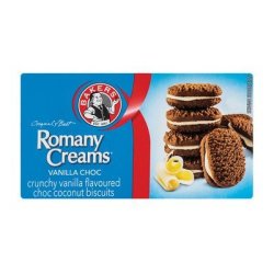 Bakers Romany Creams Vanilla Choc Biscuits 200G