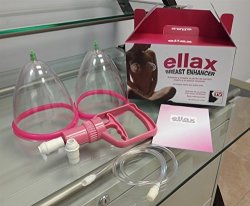 Kit Ellax Natural Breast Enlargement Larger Breast Breast Enhancer Pumps Complete Set Of 2 Breast Cupping 2 Cup Aumento De Senos Pechos Grandes Cenos