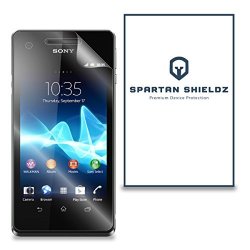 6X - Spartan Shield Premium HD Screen Protector Cover For Sony Xperia V LT25I - 6X