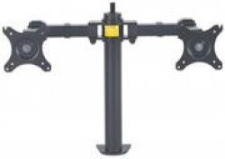 Manhattan LCD Monitor Mount with Double-Link Swing Arm Supports One LCD Monitor Up To 30"