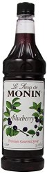 Monin Blueberry Flavor Syrup 1 Liter