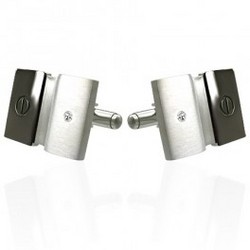 Stainless Steel Two-tone Cufflinks