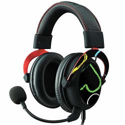 Mightyskins Skin Compatible With Kingston Hyperx Cloud II Gaming Headset - Hearts Protective Durable And Unique Vinyl Decal Wrap Cover Easy To