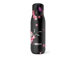 Zoku Vacuum Insulated Stainless Steel Bottle 500ML Midnight Floral
