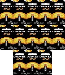 DURACELL Duralock MN21 A23 21 23 23A MN21B 12 Volt Alkaline 13 Batteries