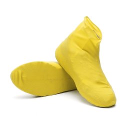 Anti-slip Waterproof Shoe Covers - Yellow L