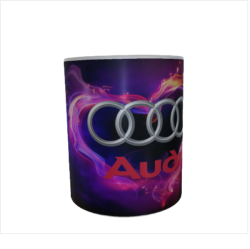 Audi Mug In Flames
