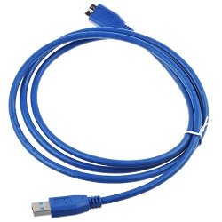 At Lcc USB Cable Laptop PC Data Sync Cord Lead For Wd Western Digital My Book Essential 2TB Hard Drive WDBACW0020HBK WDBACW0020HBK-00 WDBACW0020HBK-EESN WDBACW0020HBK-NESN