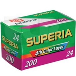 Fujifilm Superia 200 Asa 135-24 Carded Negative Colour Film