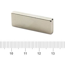 In Stock Ndfeb Neodymium Rare Earth Strip Block Bar Super Strong Industrial Magnet 4X10X30MM