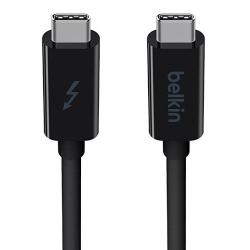 Belkin Thunderbolt 3 USB Type-c Cable - Featuring Usb-c To Usb-c End Connections On 3 FOOT 1 Meter Long Thunderbolt 3 Cable - 20 Gbps