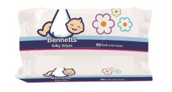 Bennetts Baby Wipes - 6 X 80'S