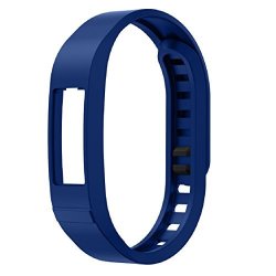 Egmy Replacement Wristband Tpu Sport Fitness Watch Band Strap Accessories For Garmin Vivofit 2 Smart Watchband Dark Blue