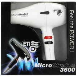 ETI Micro Statos Hairdryer 3400 Black