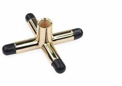 Homegames Snooker Pool & Billiards Table Brass Cue Cross Rest