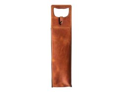 Leather Wine Carrier Tan