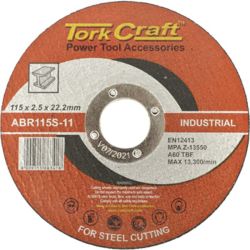 Cutting Disc Industrial Metal 115X2.5X22.2 Mm - 8 Pack
