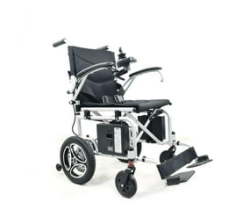 Electric Motorized Wheelchair Aluminium - Foldable - Black