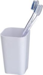 Toothbrush Tumbler - Candy Range - White