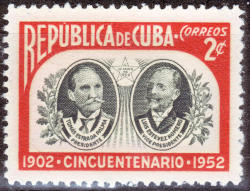 Cuba 1952 50th Anniversary Of Republic Sg 596 Single Unmounted Mint