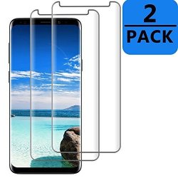 Samsung Galaxy S9 Screen Protector 2-PACK Olinkit Case-friendly Tempered Glass Screen Protector For Samsung Galaxy S9 - Clear