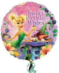 Anagram - 18 Inch Circle Foil Balloon - Tinker Bell Happy Birthday