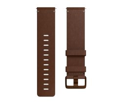 Fitbit Versa - Accessory Band - Leather cognac - Small