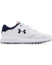 Men's Ua Draw Sport Spikeless Golf Shoes - White 6.5