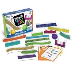 Learning Resources Tumble Trax Magnetic Marble Run Stem Toy 28 Piece Set Ages 5+ Multi-color 5