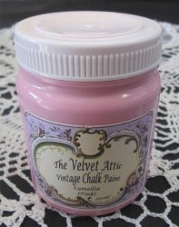 The Velvet Attic - Vintage Chalk Paint 1L- Camellia Pink