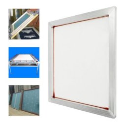 Aluminum Screen Printing Screens Size 8 x 12 Pre-Stretched Silk Screen Frame 160 White Mesh