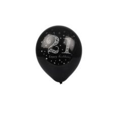 Helium Party Balloon 21ST Years Old - Black