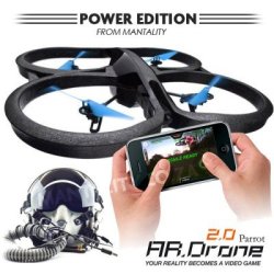 Parrot A.r Drone 2.0 Quadcopter - All New Power Edition Orange