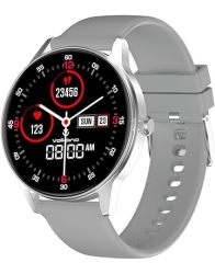 Volkano Fit Soul Series Smartwatch - Silver: Activity Tracker Heart Rate Monitor Waterproof Design Notifications For Android & Ios