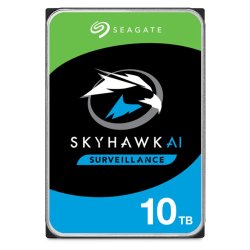 Seagate Skyhawk Ai 10TB 3.5" HDD Surveillance Drives Sata 6GB S Interface 256MB Cache Rpm: 7200 512E