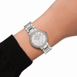 Fossil Free Shipping In Stock Ladies ES3282 Virginia Three-hand Stainless Steel Watch