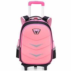 Children School Bags Girls Boys Trolley Backpacks Kids Travel Rolling Luggage Bag Removable Wheeled Backpack Child Schoolbag