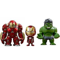 Hot Toys - Figurine Marvel Avengers Age Of Ultron - Pack De 3 Cosbaby Hulk Iron Man Mark Xliii Hulkbuster 14CM - 4897011176987