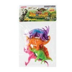 Dinosaur - Toy - Assorted Creatues - Non Toxic - 4 Piece - 2 Pack