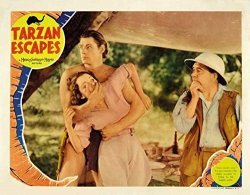 Tarzan Escapes Poster Movie 1936 Style I 11 X 14 Inches - 28CM X 36CM Johnny Weissmuller Maureen O'sullivan John Buckler Benita Hume William Henry